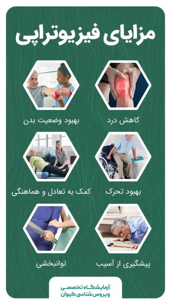 مزایای فیزیوتراپی